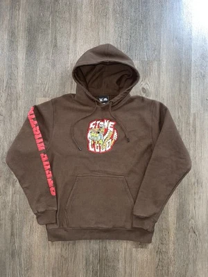 Stone Cold Steve Austin WWE SP Pullover Sudadera con Capucha Para Hombres L Marrón Foto 1 de 4