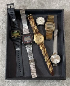 Vintage Lot Of 6 Men and Ladies Watches (Parts or Repair ) Untested !! - Picture 1 of 8