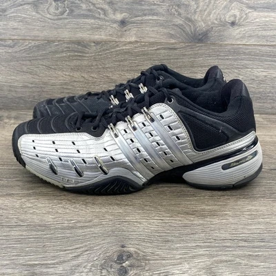 Adidas Barricade Hombres Tenis Zapatos Negro Plata Tenis Tenis Talla 14 Foto 1 de 4