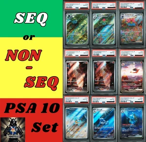 SEQ /NON SEQ PSA 10 Charizard 201 Venusaur Blastoise SAR AR Complete Set 9 151 - Picture 1 of 131