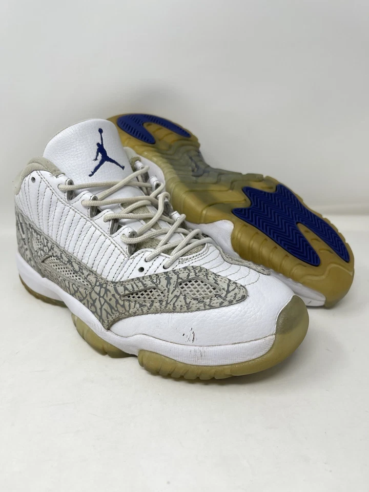 Air Jordan 11 Retro Low Ie Cobalt 2015 Hombres 9 Cordones 306008-102 Foto 1 de 4