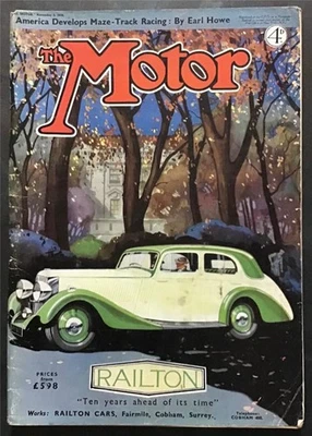 The MOTOR Magazine 3 NOV 1936 Humber Snipe Sports Saloon Tested - Image 1 of 4