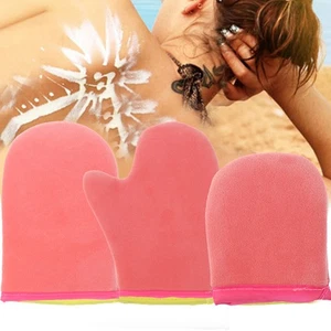 Self Tanning Mitt Kit Applicator Gloves Applicator Mitts Body Face Oiling.j6 _pu - Picture 1 of 18