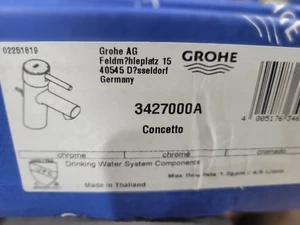 Rubinetto bagno Grohe 3427000A Concetto taglia S maniglia singola foro cromato - Foto 1 di 6