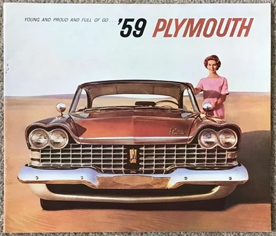 PLYMOUTH Range USA Car Sales Brochure 1959 #PA-59C SPORT FURY Belvedere SAVOY++ - Image 1 of 4
