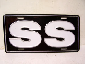 Chevy SS CHEVROLET CHEVELLE NOVA CAMARO License Plate - Imagen 1 de 2