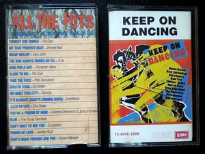 2 x Various Artists - Music Cassette Tapes- Keep on Dancing, All The Hits 1983/6 - Picture 1 of 11