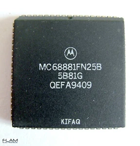 Motorola MC 68881 FN25 FPU co-processor ATARI MEGA STE, FALCON, AMIGA, APPLE - Foto 1 di 4