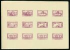 Lebanon 1945 Issues Composite Proof Sheet In Purple