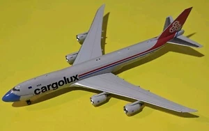 Phoenix Models 1:400 Cargolux 747-8F Not Without My Mask Titles LX-VCF - Picture 1 of 4