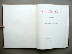 Giorgione Studio di Angelo Conti Fratelli Alinari Florenz 1894 Original Selten - Bild 1 von 7