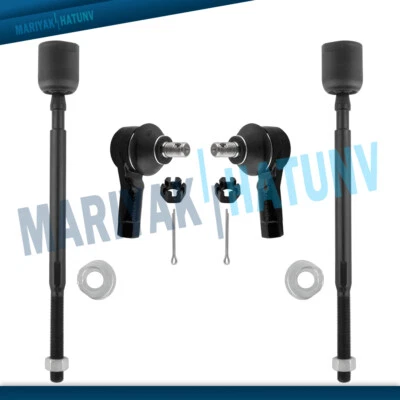 6PC Front Inner Outer Tie Rod End Set For Chevy Sprint Geo Metro Pontiac Firefly - Image 1 of 4