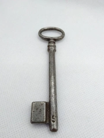 Big Large Antique Victorian French Skeleton Iron Key Furniture Home Key Door Cover