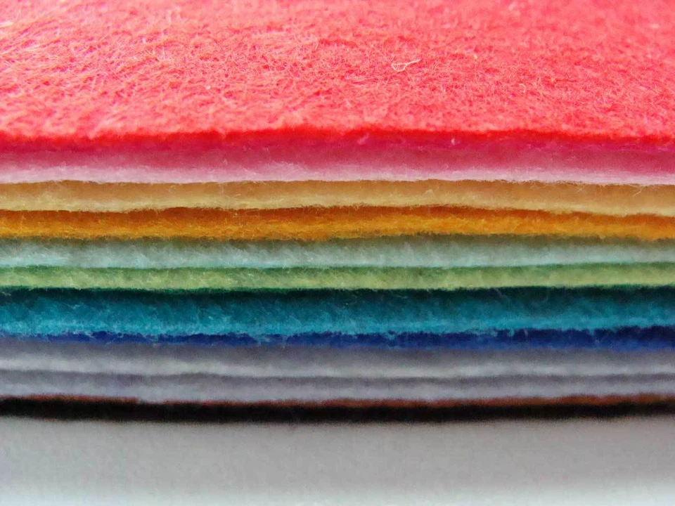 20 feuilles FEUTRINE plaque 1mm 20 couleurs 30x20cm tissu DIY loisirs créatifs - Photo 1/3