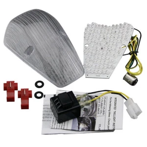 LED Turn Signals Tail Light Lamp For Honda VTX1300/VTX180 CUSTOM 2002 Clear - Picture 1 of 1