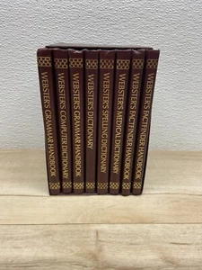 1994 Websters Comprehensive Desk Reference Library Set Of 8 Hardcover Books - Imagen 1 de 9