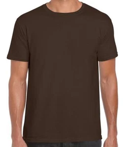3 PACK Gildan Mens T-Shirt Softyle Plain 100% Ringspun Cotton Crewneck Tee Top - Picture 1 of 38