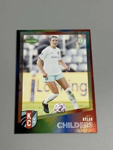 Rylan Childers 2023 Parkside NWSL Volume 2 /100 Shimmer Rookie #261 KC Current - Picture 1 of 2