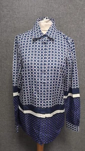 Michael Kors Printed Tunic Shirt Size Small LN048 EE 02 - Picture 1 of 6