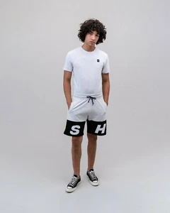 Herren Sweatshirt Bermuda Shoe Shine Shorts Sommer mit Print - Bild 1 von 3