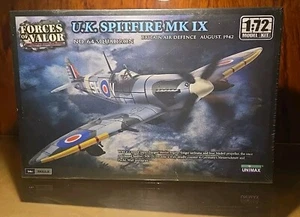 Unimax Forces of Valor U.K. Spitfire MK IX Modellbausatz Militär Flugzeug 1:72 NEU - Bild 1 von 17