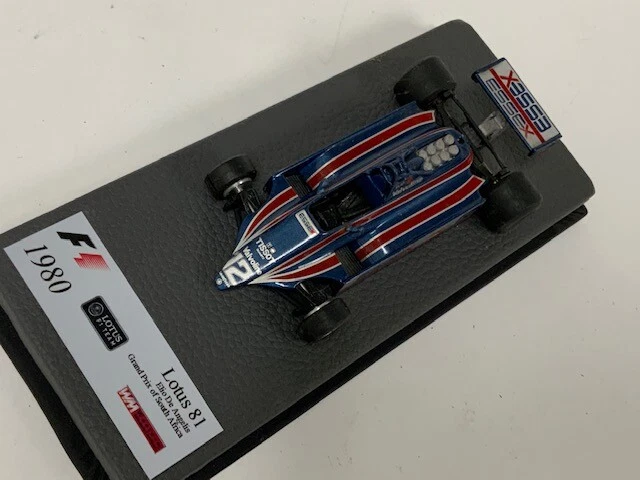 1/43 Formula 1 Lotus 81 of E.D.Angelis from 1980 season Wetsern MG815 leather - Image 1 of 4