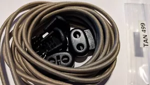 No Tie TAN 499 Elastisch Schnürsenkel Schuhsaiten Verschluss Kipphebel - Bild 1 von 7