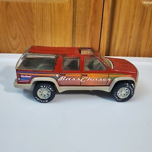Nylint Bass Chaser Gone Fishing Truck Vintage 1994 Burnt Red Plastic Wheels 