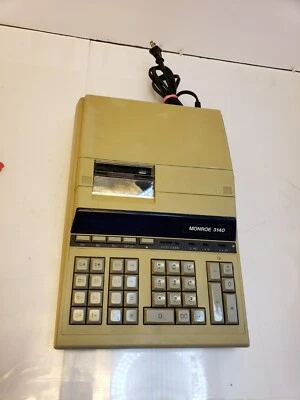 Monroe 3140 Desktop Printing Calculator Adding Machine 12 Digit - Image 1 of 4