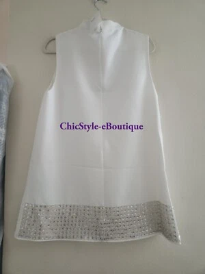 H&M Bead-embellished Top ( Top Only)  White Holidays Edition Size M BNWT - Image 1 of 4