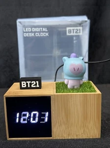 BTS BT21 Baby LED Digital Desk Clock Official Goods- Mang - Picture 1 of 14