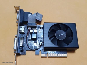 PNY Geforce GT 730 2GB GDDR3 GMG731WE2F2CA1KTP4AUB Video Graphics Card GPU - Picture 1 of 9