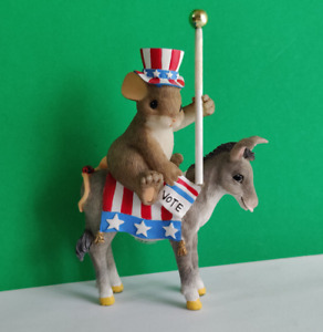 As Is Charming Tails You Got My Vote Donkey Jackass Democrat Figurine As Is