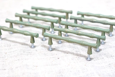 20 tiradores de bambú manijas de plantas perillas de cajón tiradores de gabinete herrajes de hierro fundido Foto 1 de 4