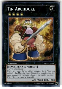 Tin Archduke HA07-EN060 Hidden Arsenal 7: Knight of Stars-1st Edition NM Secret - Picture 1 of 2