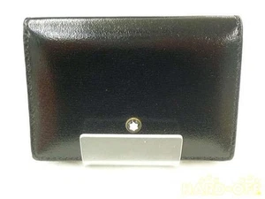 Montblanc Small White Star Front Design 3 Pockets Bifold Card Case - Picture 1 of 14