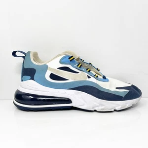 Nike Mens Air Max 270 React CT1264-104 White Running Shoes Sneakers Size 6.5 - Picture 1 of 12