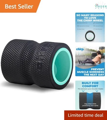 Rodillo de espuma de rueda para alivio de espalda cuello terapia de descompresión espinal lumbar Foto 1 de 4