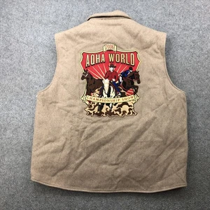 Cripple Creek Vest Mens 2XL Wool Western Rodeo 2006 AQHA World Championship Show - Picture 1 of 11