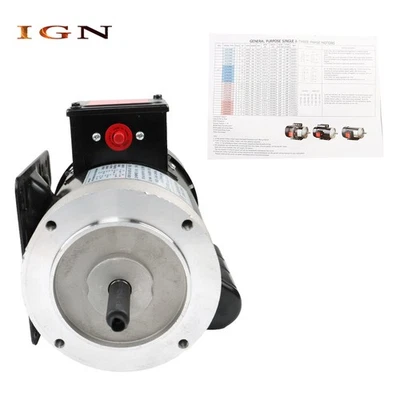 1/2HP 56C 1750RPM General Purpose Electric Motor 1 Phase TEFC 60HZ 1.88'' Shaft - Image 1 of 4