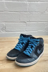 Nike Air Jordan Men's Retro High Polka Dot Laser Blue 136065-042 - Size 8 - Picture 1 of 9