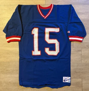 New York Giants Vintage Jeff Hostetler Champion NFL Football Jersey L - Picture 1 of 6