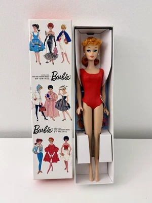 Traje de baño rojo Barbie cola de caballo pelirroja reproducción vintage 2011 X3121 NRFB W3505 Foto 1 de 4