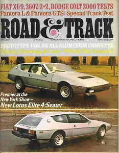 Road & Track 1974 May lotus aston martin pantera datsun - Imagen 1 de 1