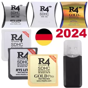 2024 Oro/Blanco/Plata R4I SDHC para 3DS/NDS/2DS/DS Revolution Cartridge Game Card - Imagen 1 de 54