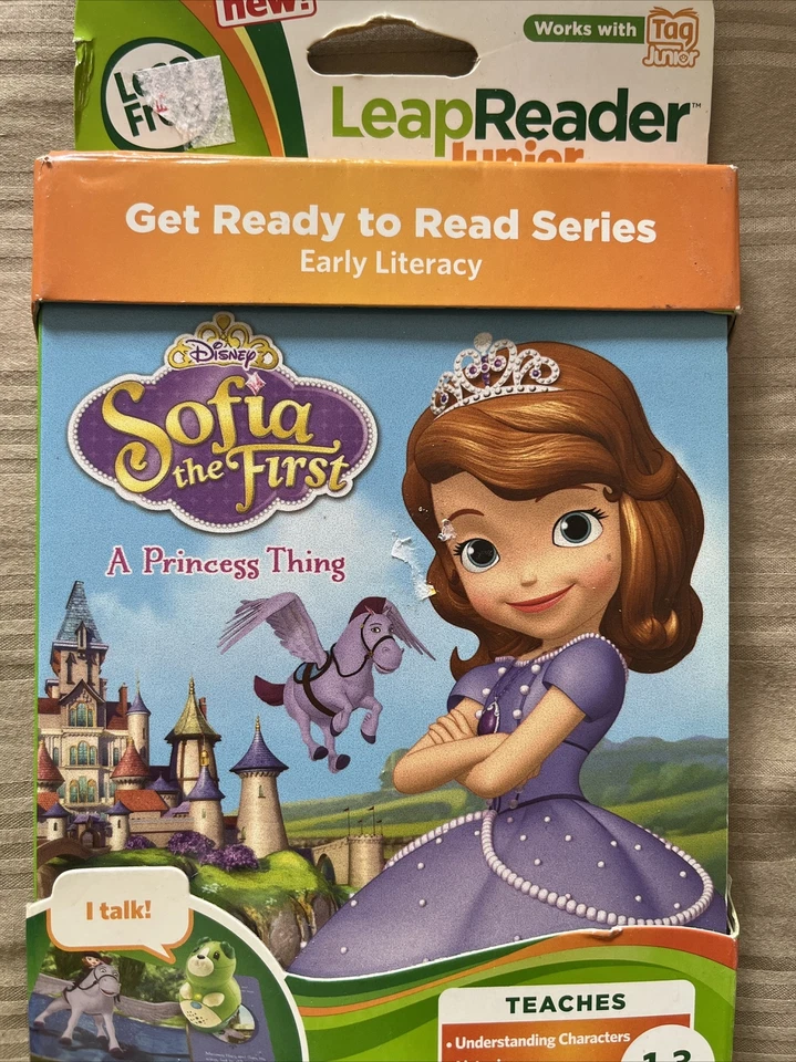 Leap Frog Sofia The First Leap Reader Tag Junior Disney A Princess Thing Book - Image 1 of 1