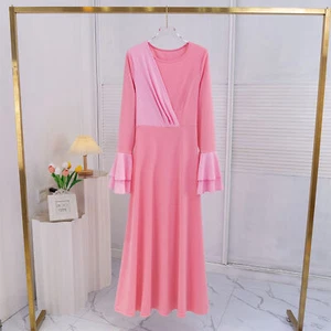 Muslim Women Abaya Maxi Dress Kaftan Long Robes Evening Caftan Turkey Dubai Gown - Bild 1 von 28