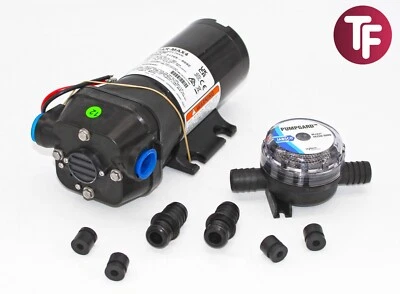 Bomba marina Jabsco 31705-0094 ParMax 4 sentina/Vivewell 16LPM | 24 voltios DC Foto 1 de 4