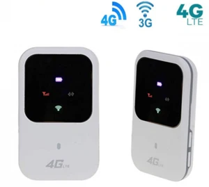 WIRELESS MODEM WIFI ROUTER 3G 4G LTE PORTATILE CON BATTERIA SUPPORTA SIM UMTS - Foto 1 di 3