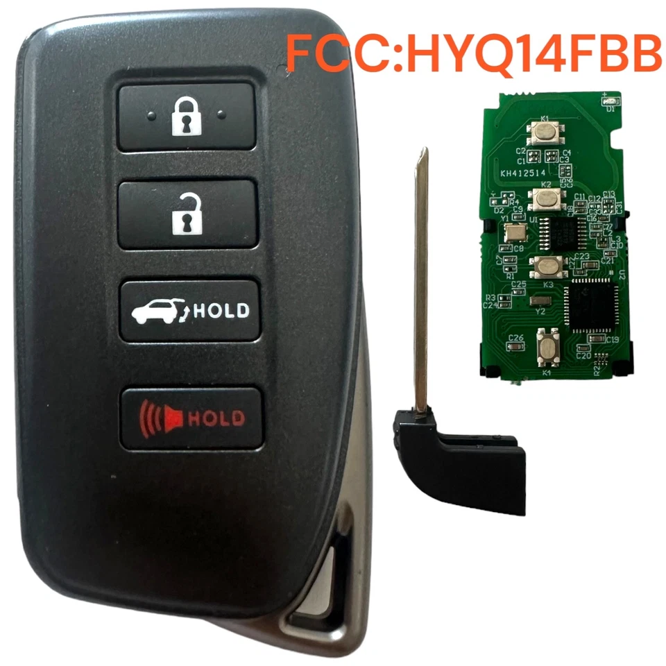 UNLOCKED FOR 2016-20 LEXUS RX350 RX450h SMART KEY KEYLESS REMOTE FOB 231451-0010 - Image 1 of 4